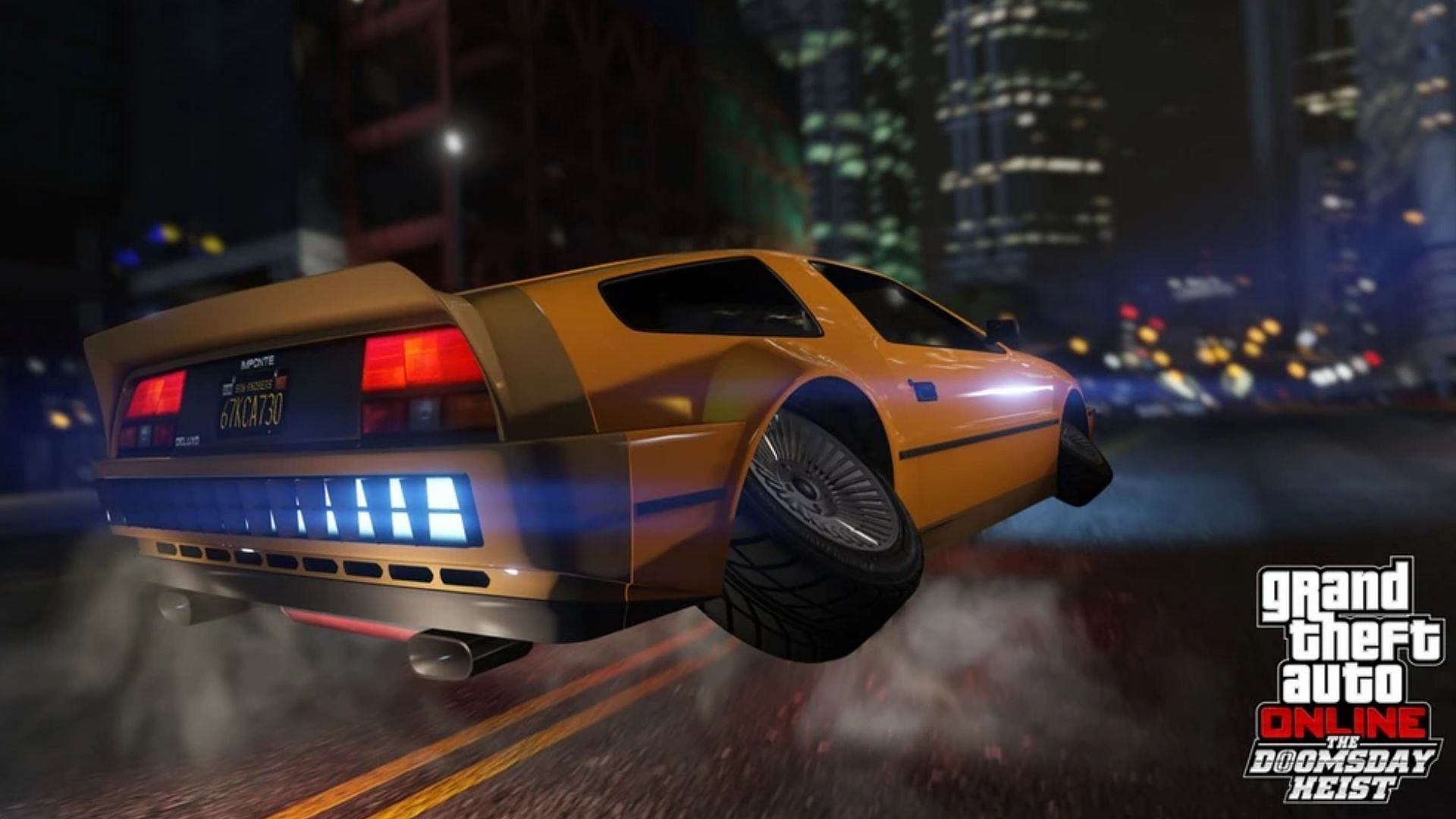 The official promotional image of the Imponte Deluxo (Image via Rockstar Games)