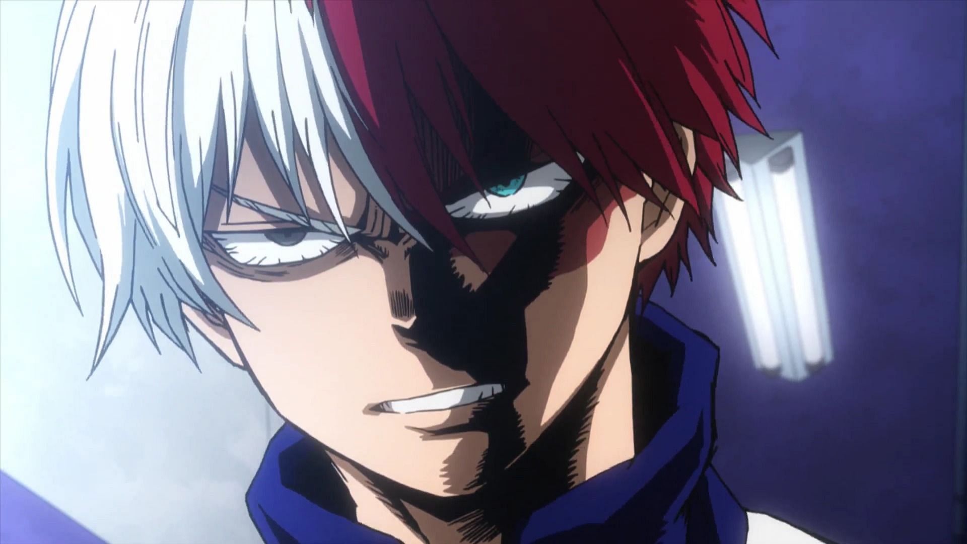 Shoto Todoroki, as seen in My Hero Academia anime (Image via BONES)