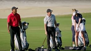 Tiger Woods, Nelly Korda and other Golf stars get together on golf range to test TaylorMade clubs