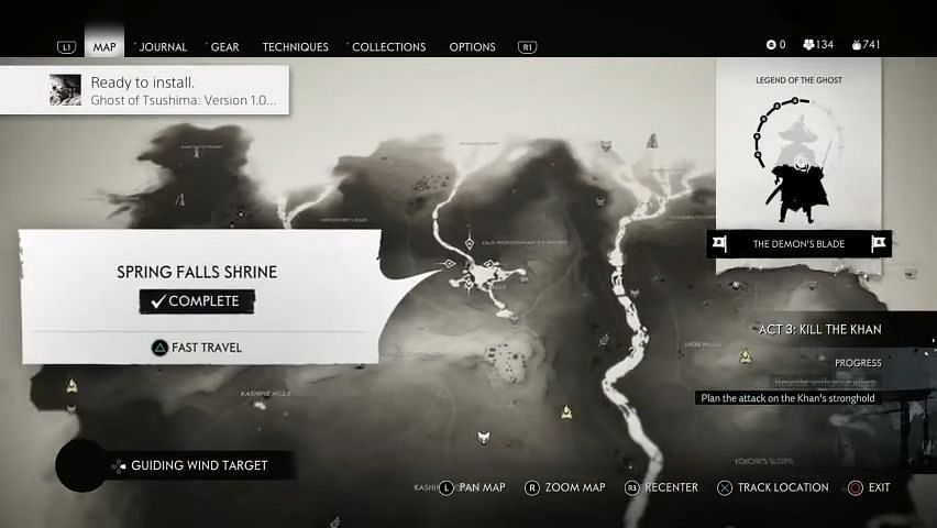 Shinto Shrines in Ghost of Tsushima #2 (Image via Sucker Punch II SharkOW / Youtube)