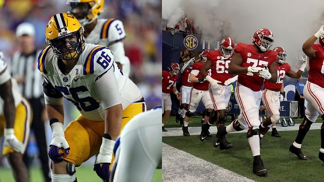 Top 10 OL units ahead of 2024 college football season ft. LSU, Texas and more