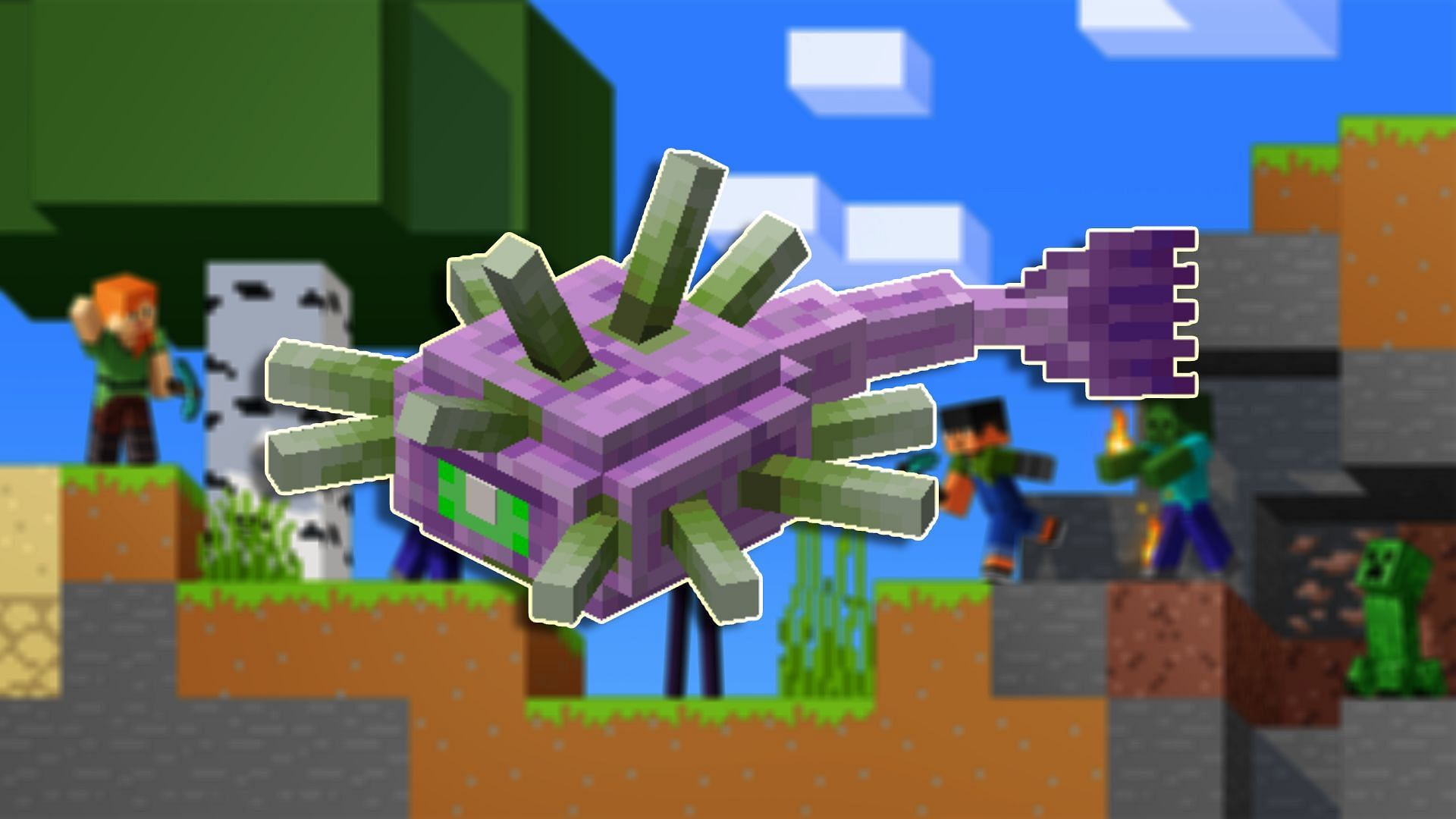 Plaguewhale Slab is a dangerous joke miniboss mob (Image via Mojang)