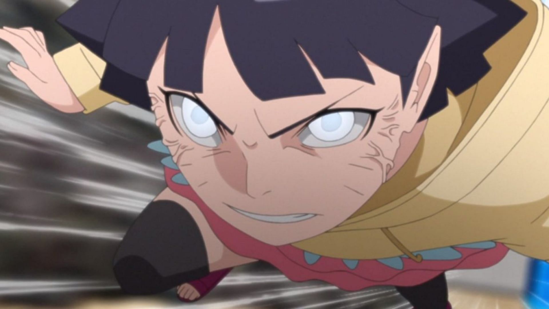 Himawari can also use the Byakugan (Image via Studio Pierrot)