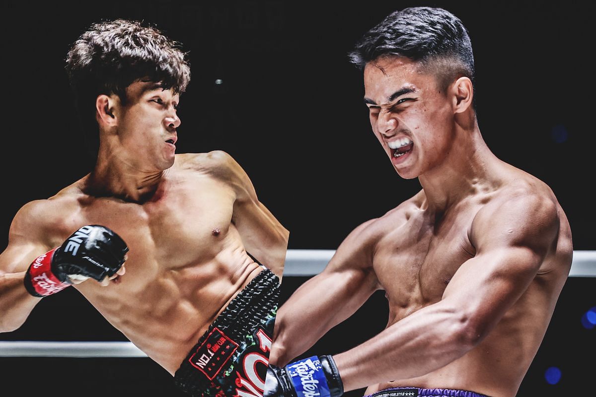 Nguyen Tran Duy Nhat (L) sees similarities between him and &lsquo;brave&rsquo; Johan Ghazali (R). -- Photo by ONE Championship