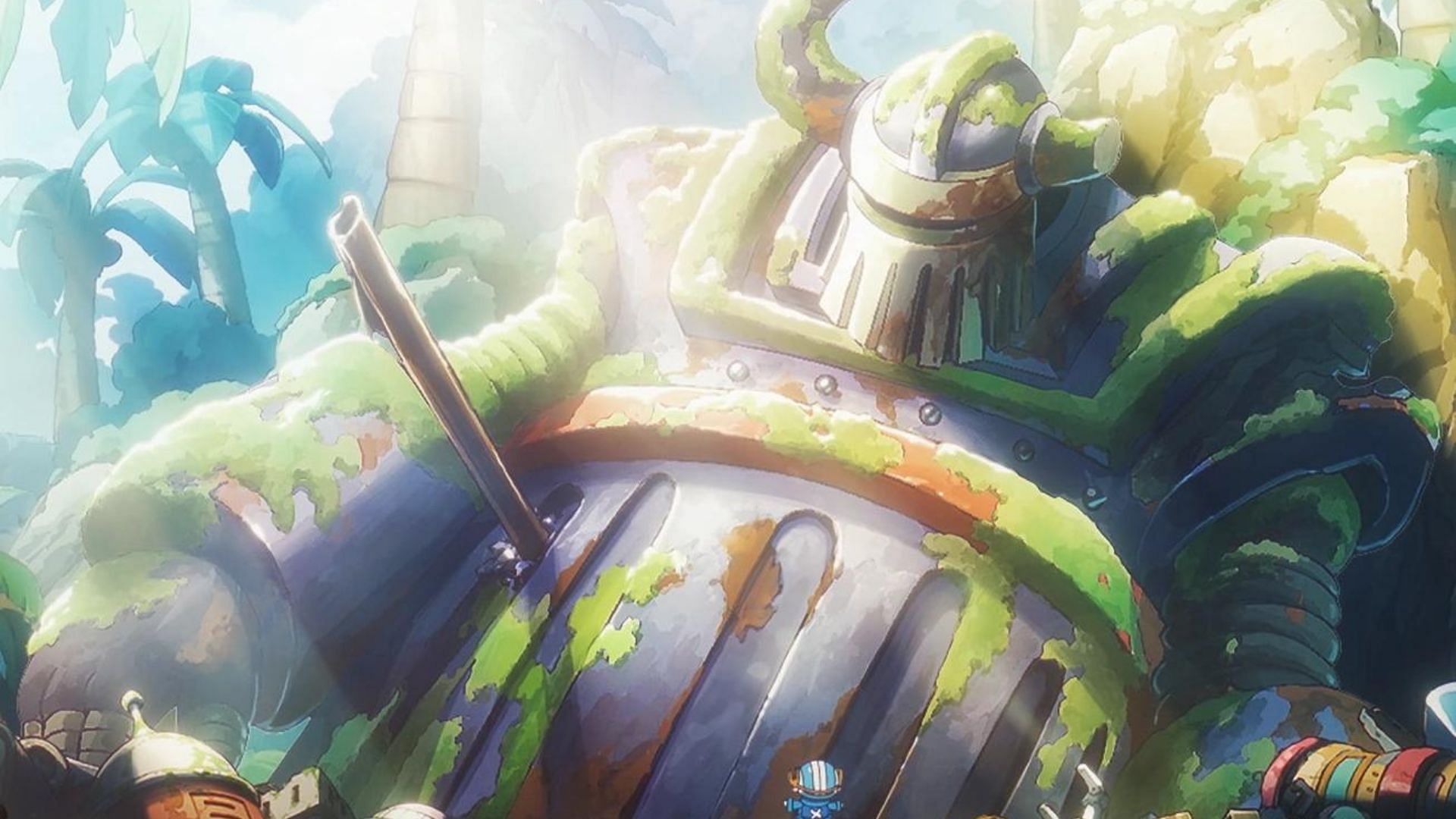 The Iron Giant at Egghead Island (Image via Toei Animation)