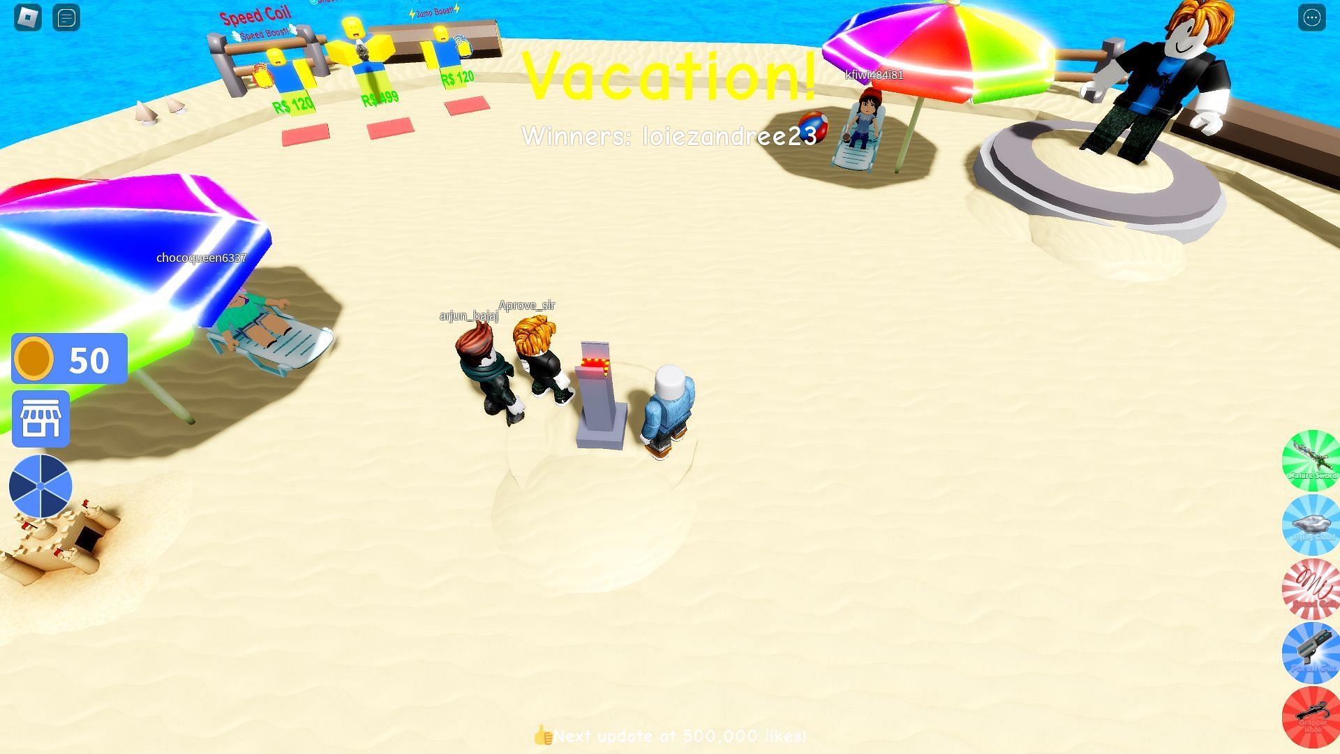 Effects apply randomly to every player (Image via Roblox)