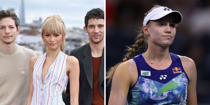 "This is so on brand, I'm crying";"Unbothered Queen" - Fans amused by Elena Rybakina acting nonchalant about Zendaya's 'Challengers' movie