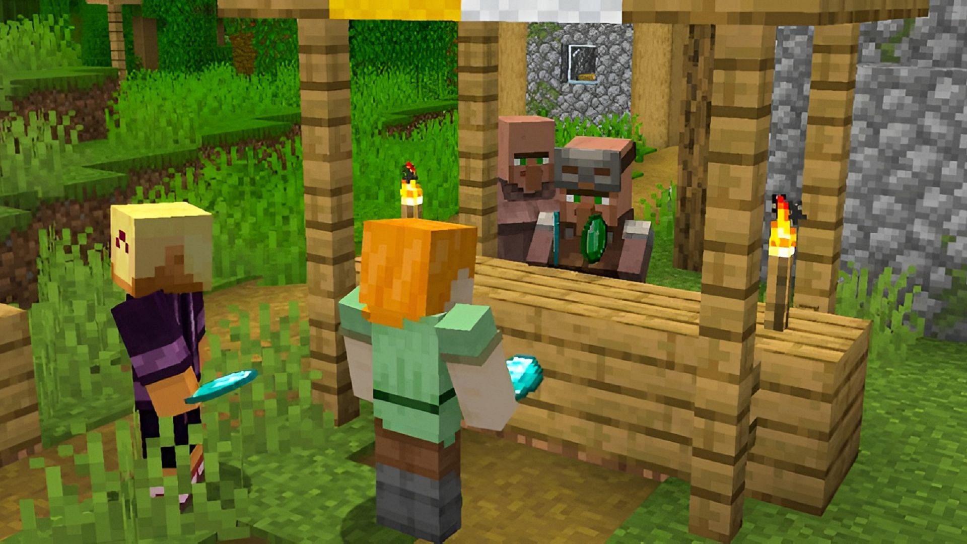 Why villager shopping for and promoting is probably the most overpowered attribute in Minecraft