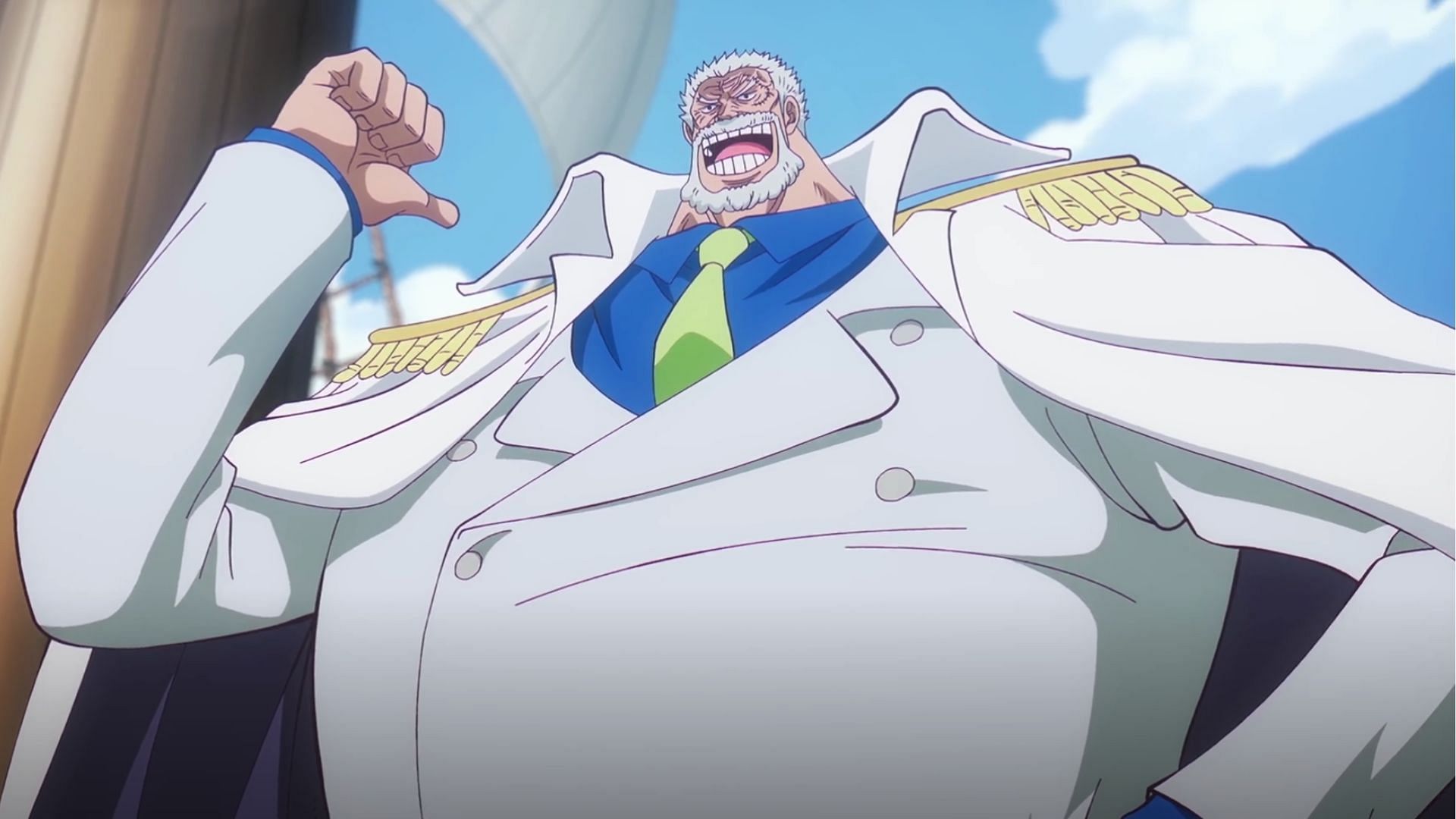 Garp as seen in One Piece episode 1103 (Image via Toei Animation)