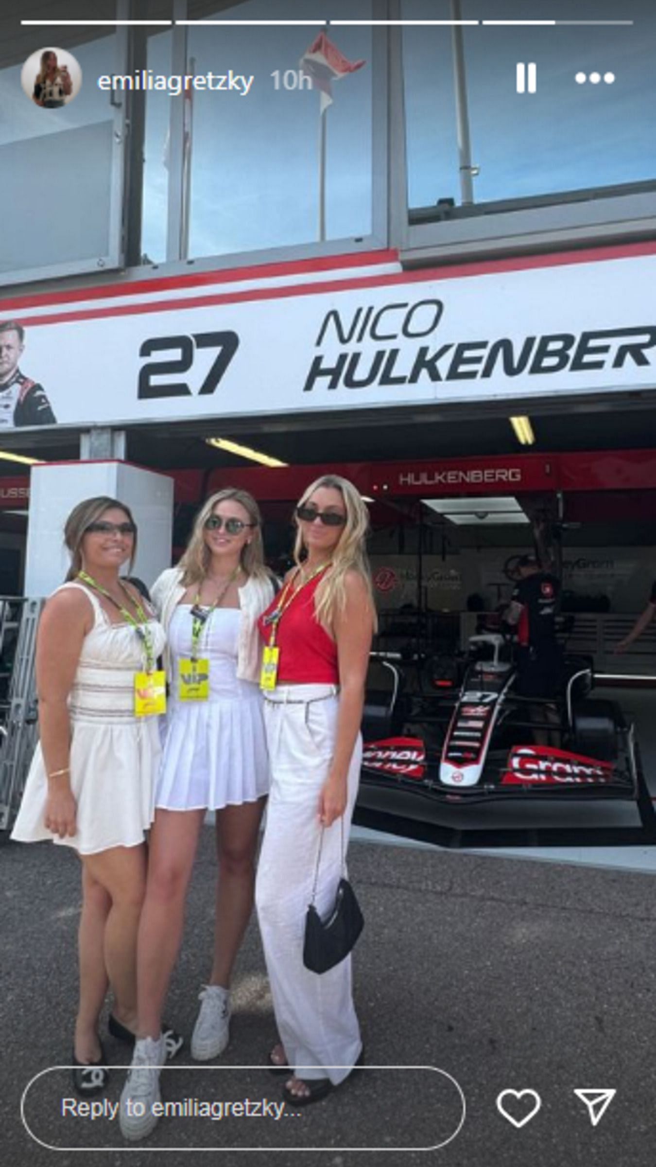 Emilia and friends attend Monaco GP