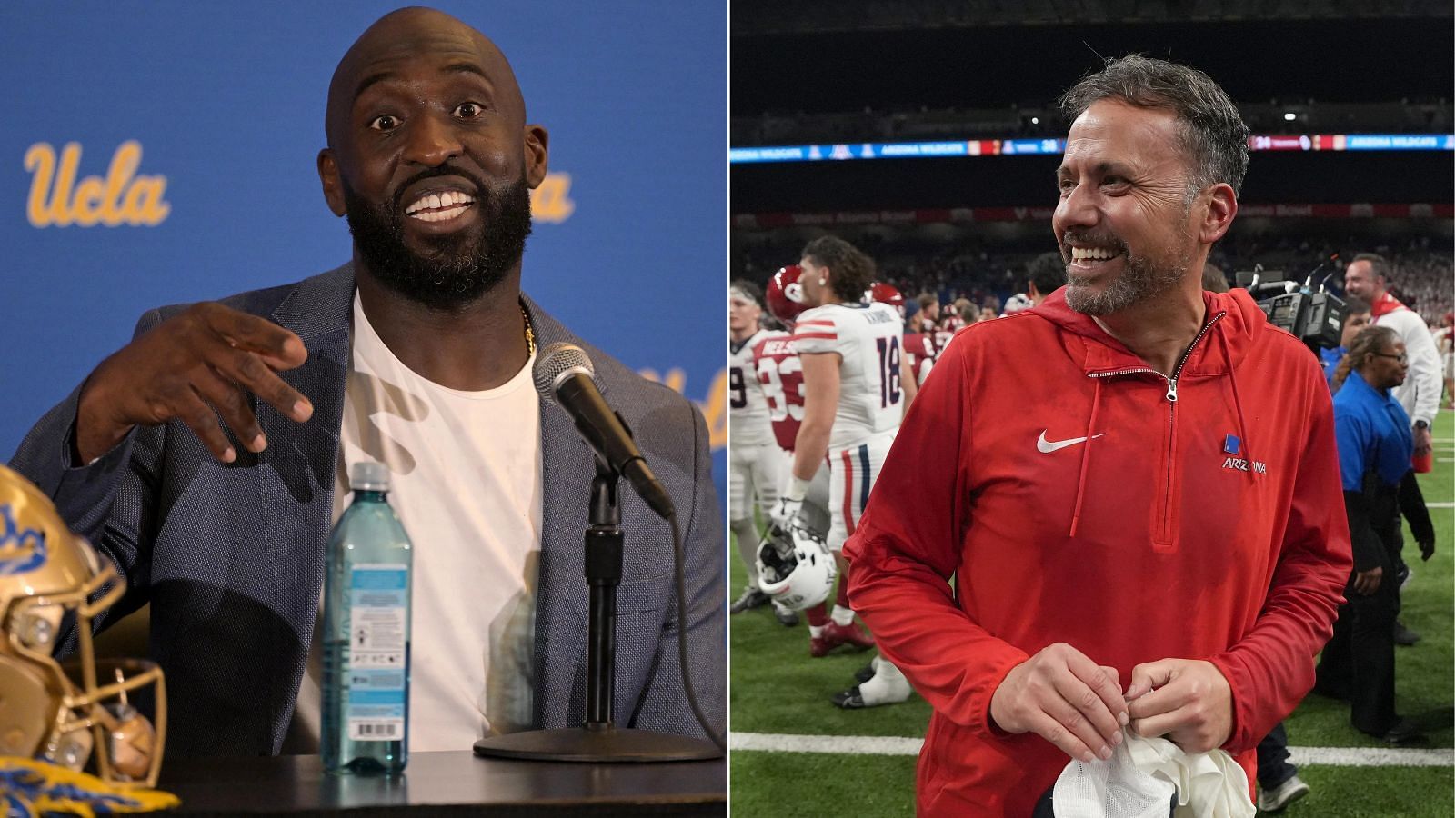 New coach DeShaun Foster at UCLA and newly hired Washington coach Jedd Fisch will battle in a Friday night showdown.