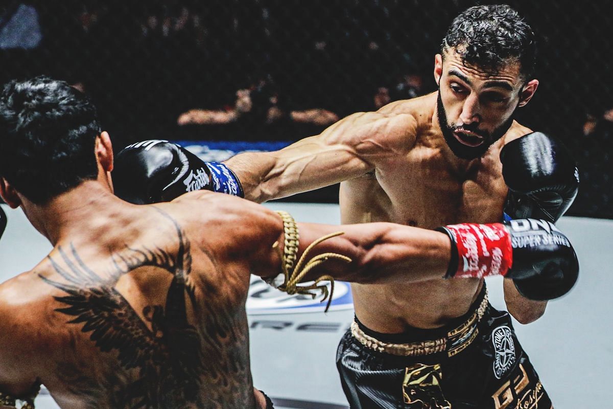 Giorgio Petrosyan fighting inside the ring (Image credit: ONE Championship)