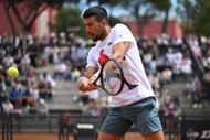 Novak Djokovic at the 2024 Italian Open.