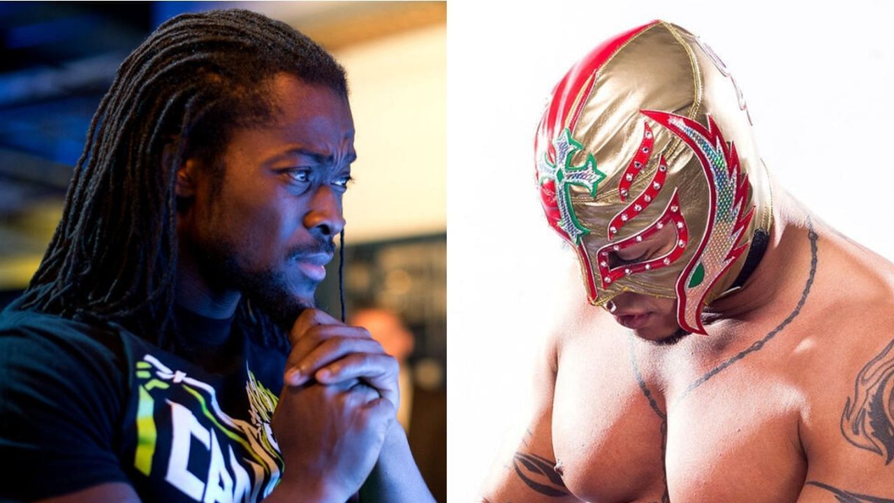 WWE shares unseen footage of moment between Rey Mysterio and Kofi Kingston after their match.