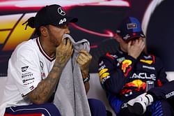 Apologetic Lewis Hamilton reacts to being shrugged off by Max Verstappen for impeding incident in Imola