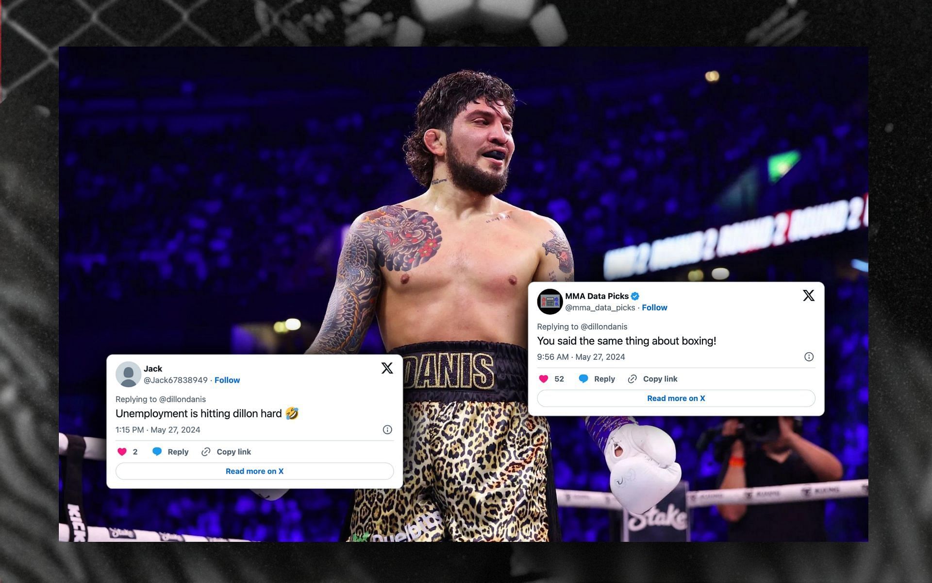 Fans react to Dillon Danis recent post  [Image courtesy: Getty Images]