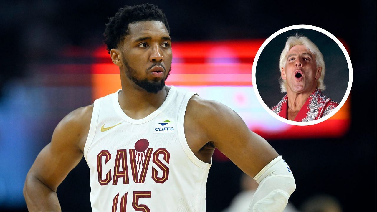 Ric Flair calls out Donovan Mitchell of the Cleveland Cavaliers. 