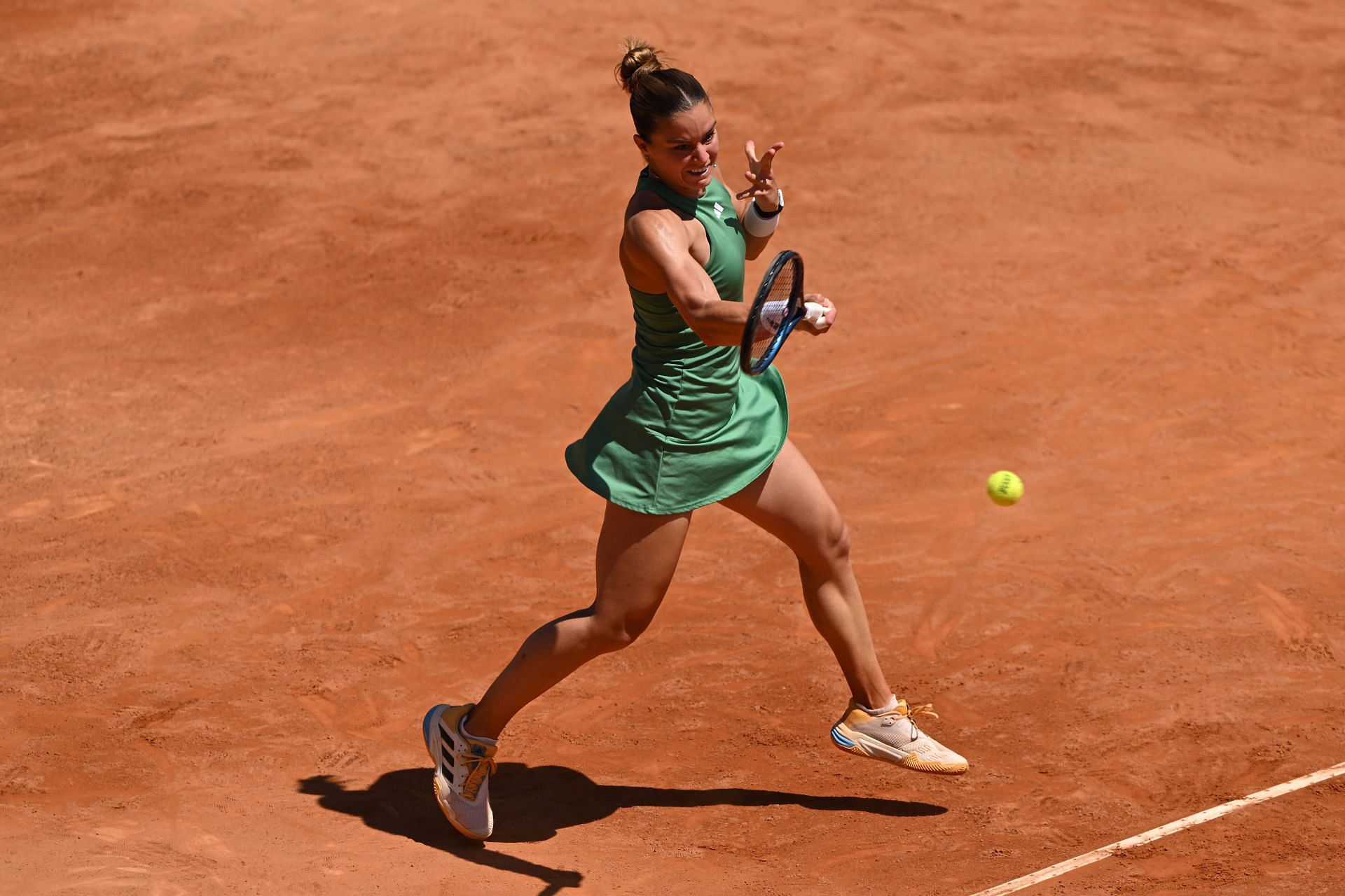 Maria Sakkari at the 2024 Italian Open.