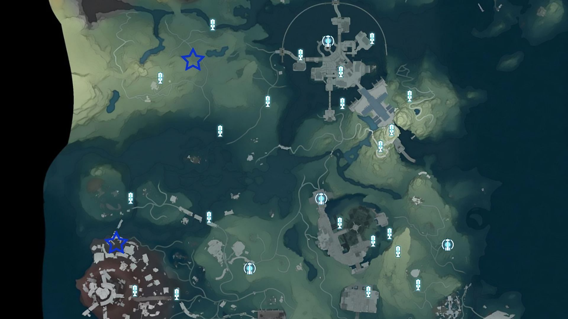 Rocksteady Guardians location 2 (Image via appsample interactive map)