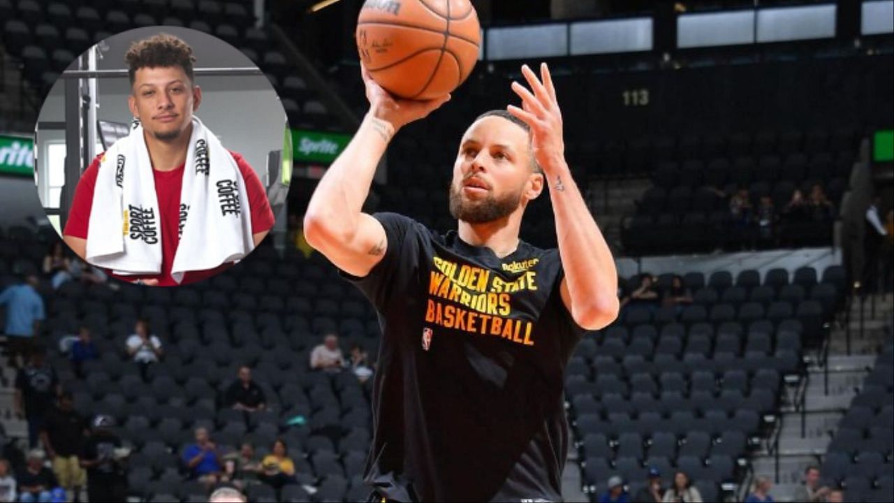 Patrick Mahomes jokes about Steph Curry nagging his shooting form (Images from Instagram)