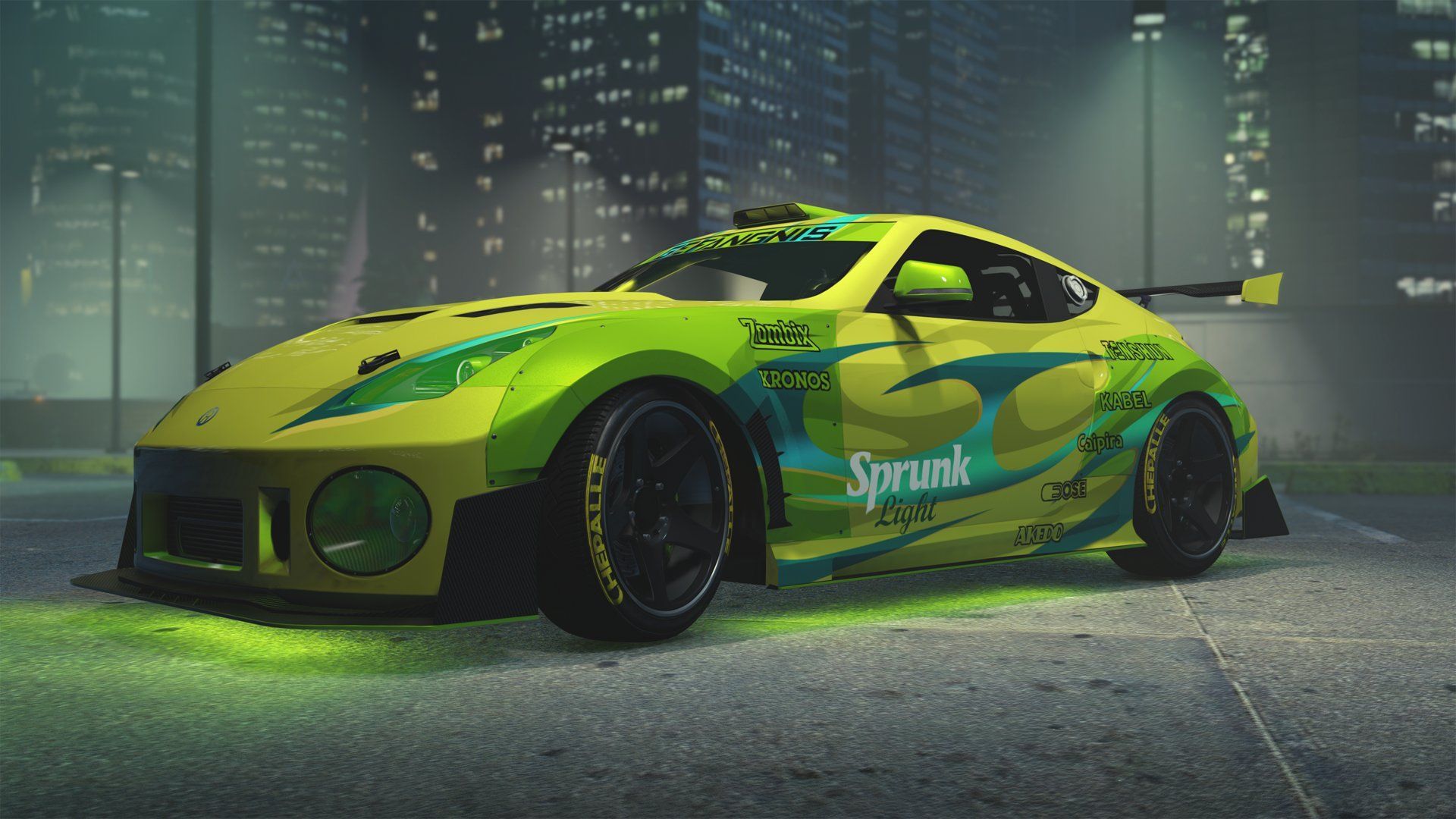 Euros with the Sprunk Light livery (Image via Rockstar Games)