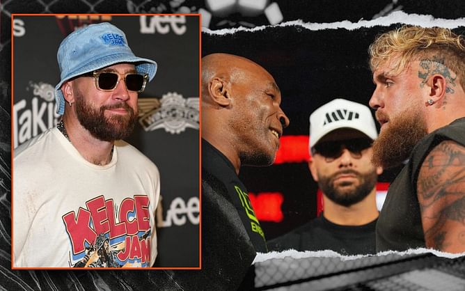 NFL superstar Travis Kelce shares prediction for Jake Paul vs. Mike Tyson boxing match - "I kinda feel silly saying that"