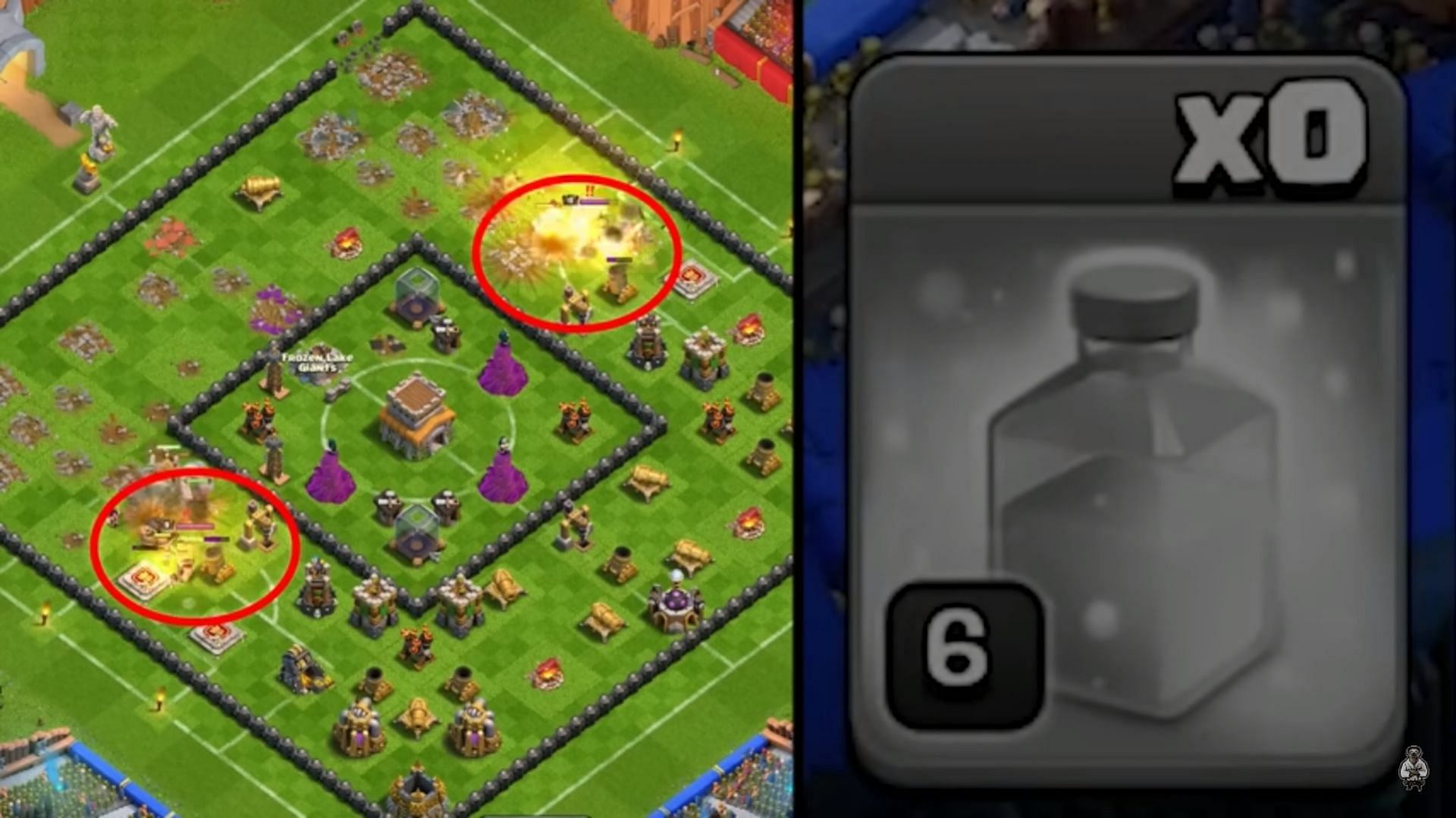 A Healing Spell is necessary during the raid (Image via Judo Sloth Gaming/YouTube || Supercell)