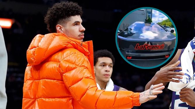 LaMelo Ball decks out his Cybertruck with custom 'LaFrance' wrap, adding to his enormous car collection