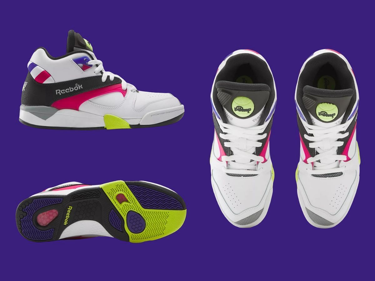 Reebok Court Victory Pump &ldquo;French Open&rdquo; sneakers (Image via Twitter/@SoleFeenX)