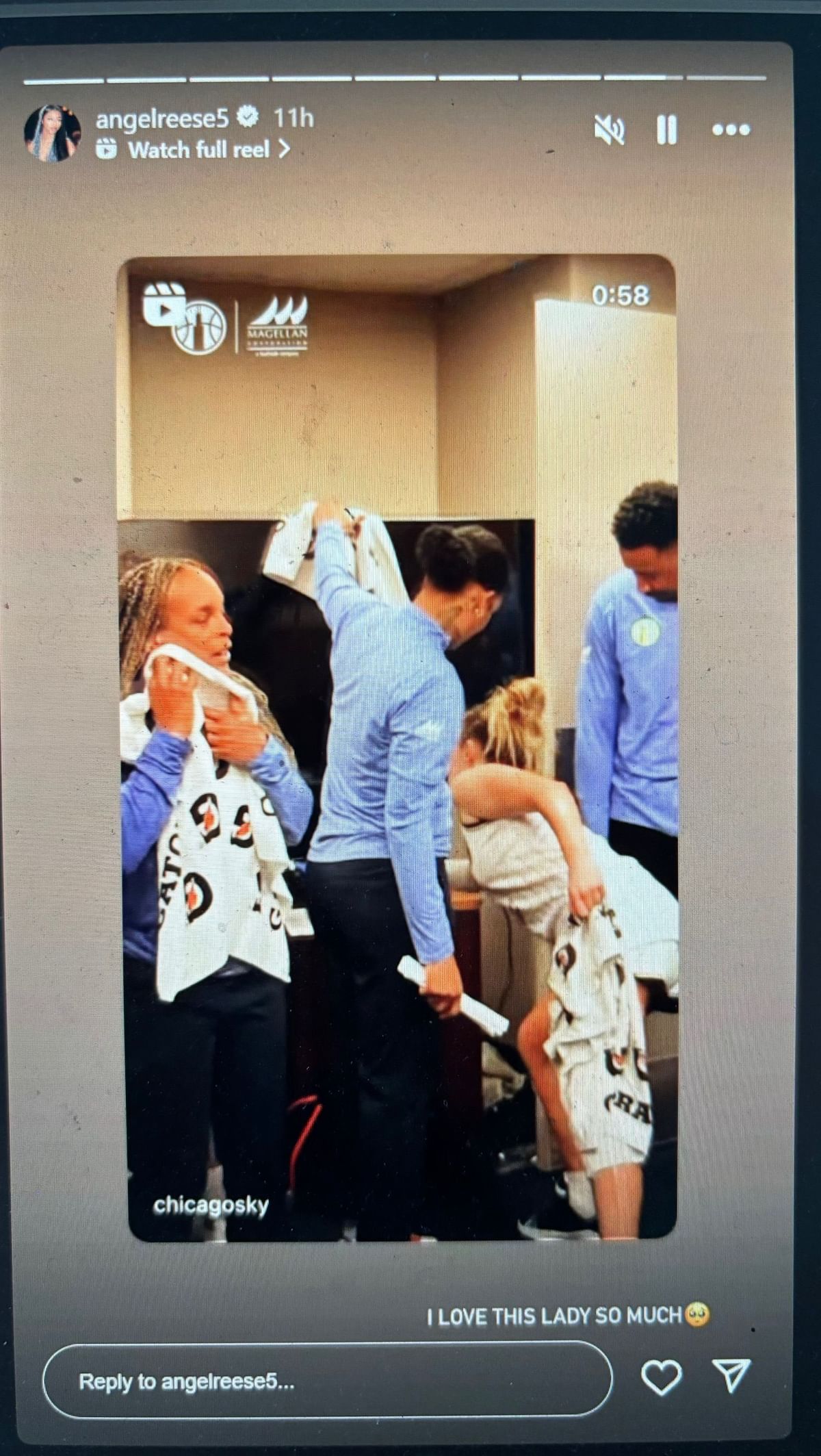 "Love this lady so much": Angel Reese melts down over Teresa ...