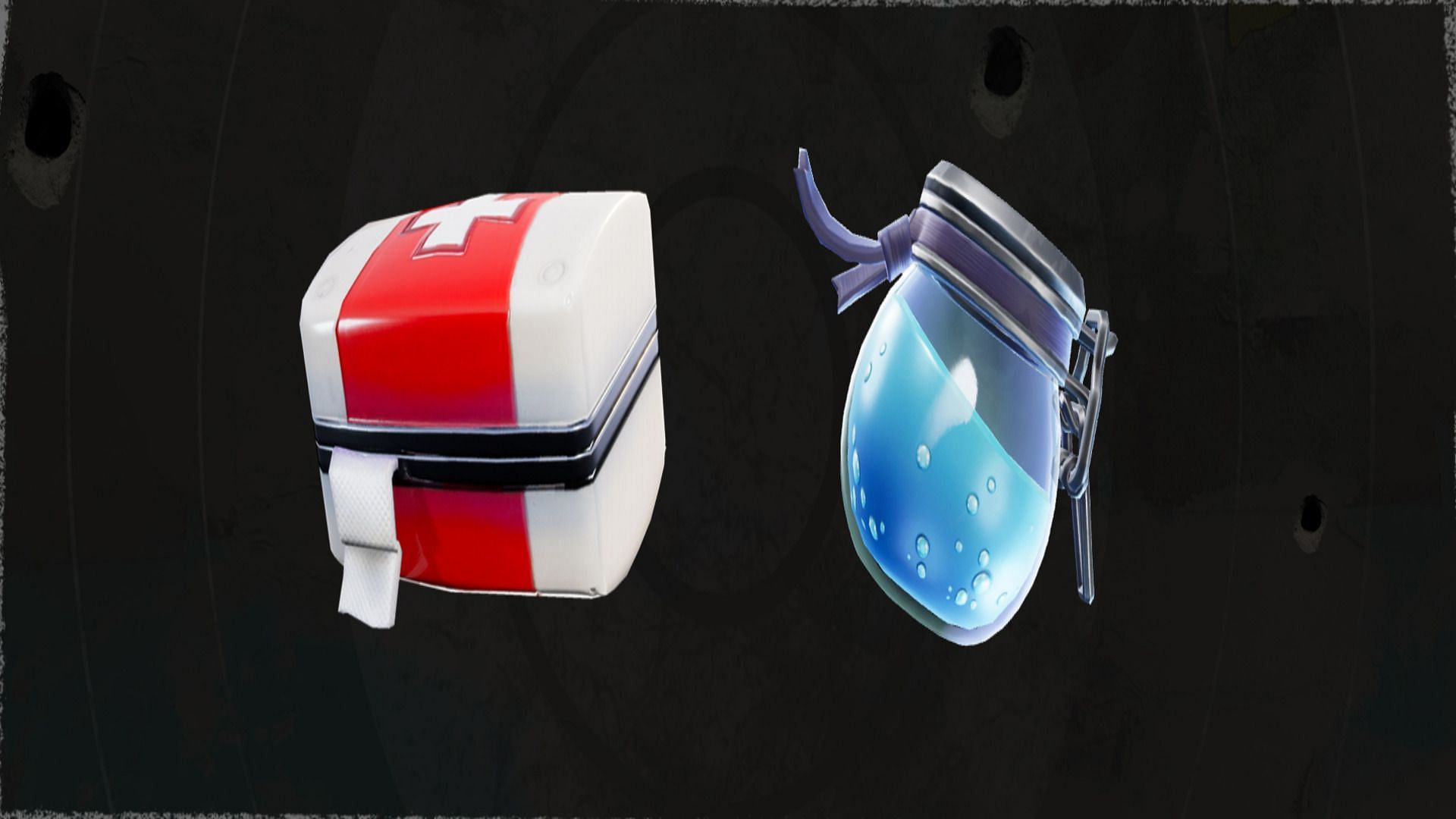 The fan-favorite duo of Medkit and Shield Potions (Image via Epic Games)