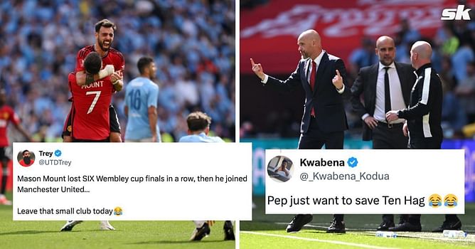 “Manchester turns back Red”, “Hangover merchants” - Fans react as Manchester United beat Manchester City to win FA Cup