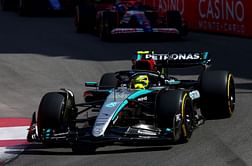 Watch: Lewis Hamilton takes a sly dig at the Mercedes W15
