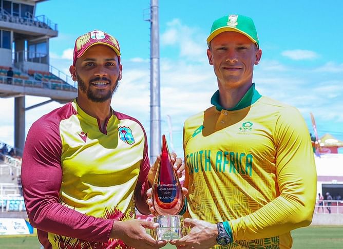 WI vs SA Dream11 Team Prediction Fantasy Cricket Tips प्लेइंग XI अपडेट आज के दूसरे टी20 मैच के लिए 25 May 2024