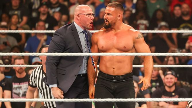"Maybe you just are a dog-faced gremlin" - Adam Pearce gives Bron Breakker one last warning following his actions on RAW