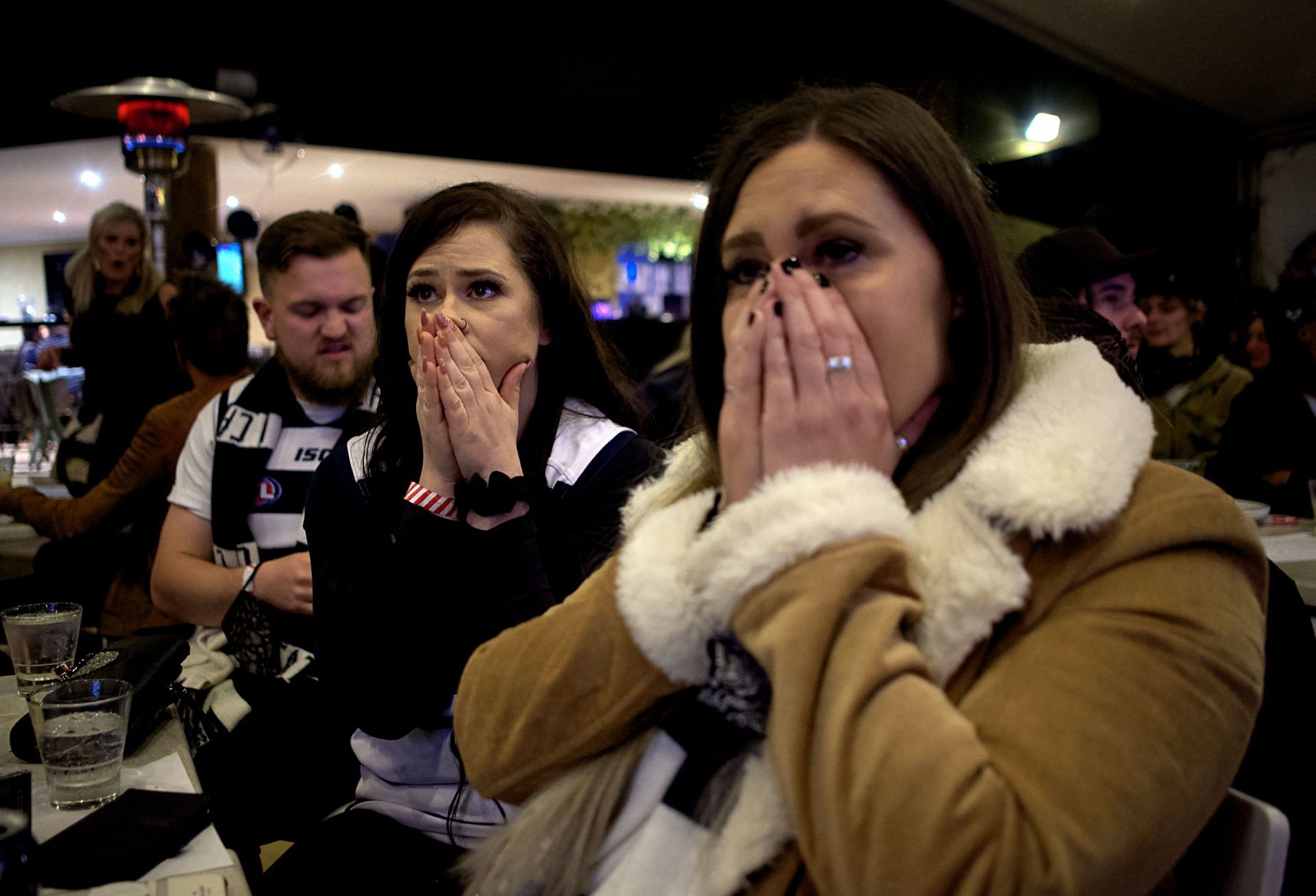 Football Fans Celebrate AFL Grand Final Day In Geelong