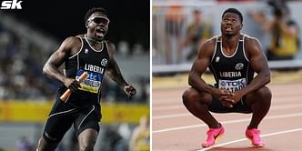 WATCH: Nigeria, Ghana and Liberia’s sprinters celebrate after qualifying for Paris Olympics 2024 at the World Athletics Relays in men's 4x100m relay