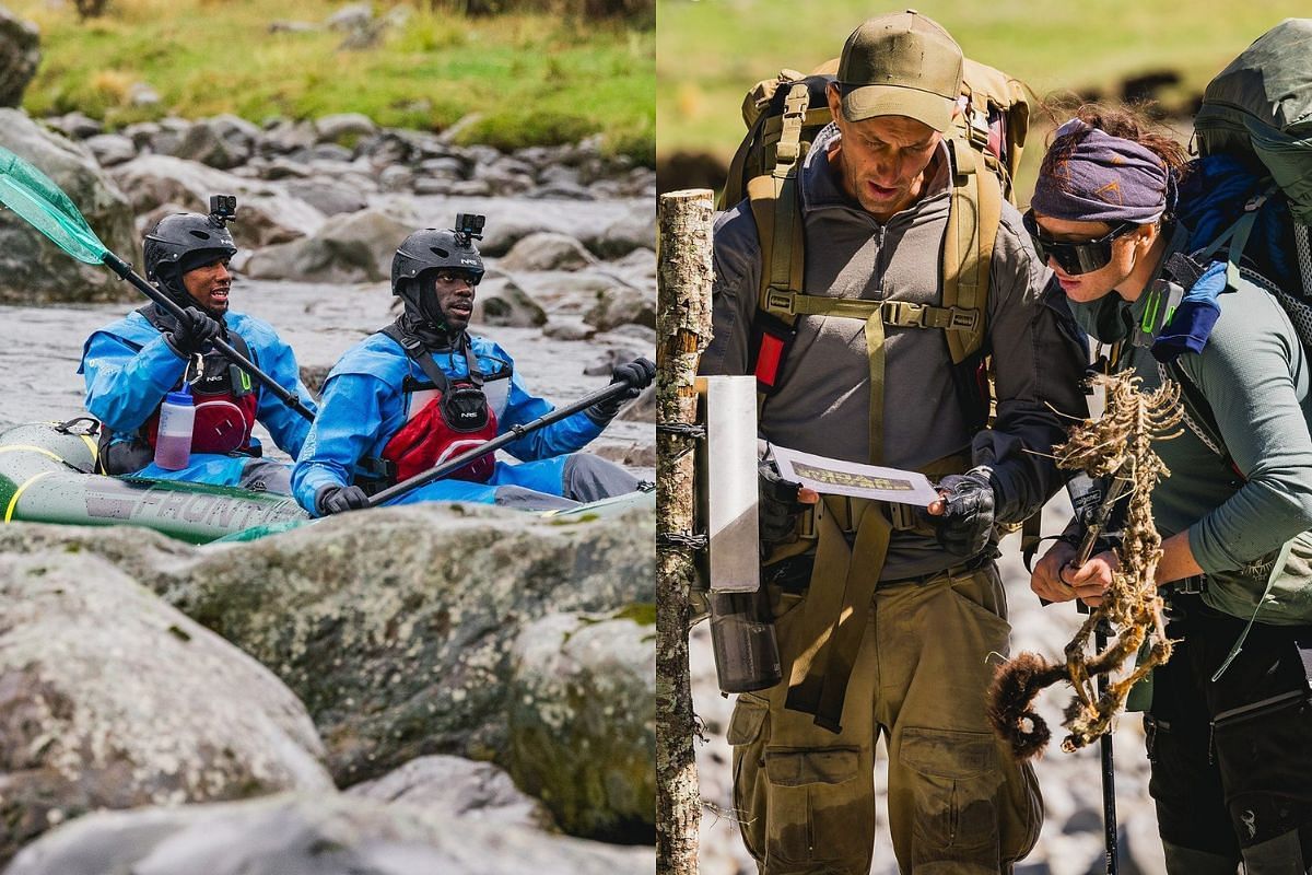 The first race on Race to Survive: New Zealand (Images via Instagram/@usanetwork)