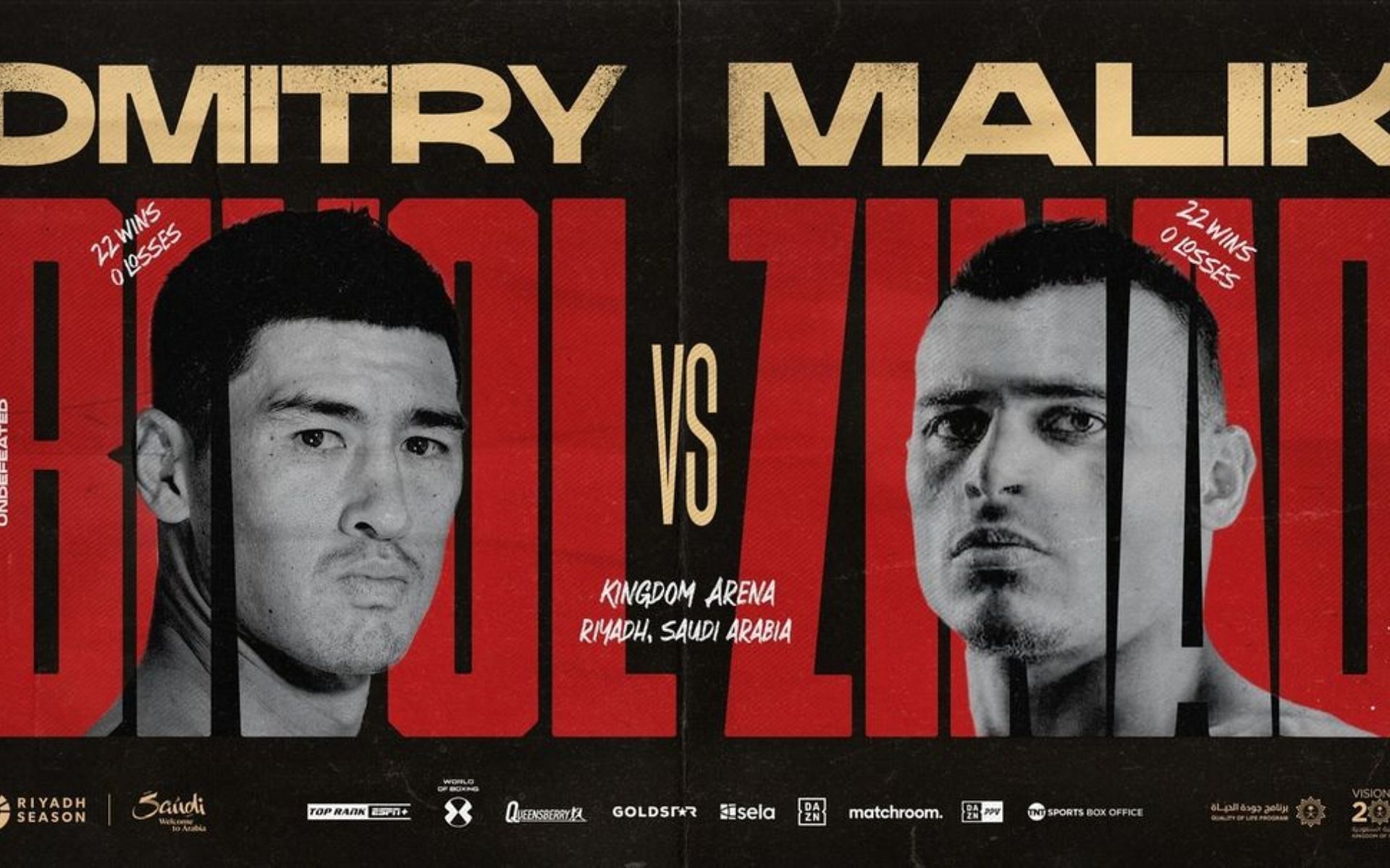 Dmitry Bivol vs. Malik Zinad full event details