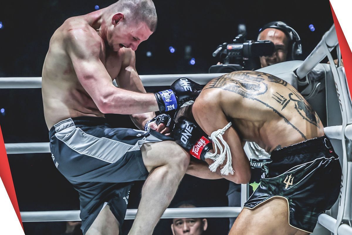 Dmitry Menshikov believes he got Sinsamut down and out much faster. -- Photo by ONE Championship
