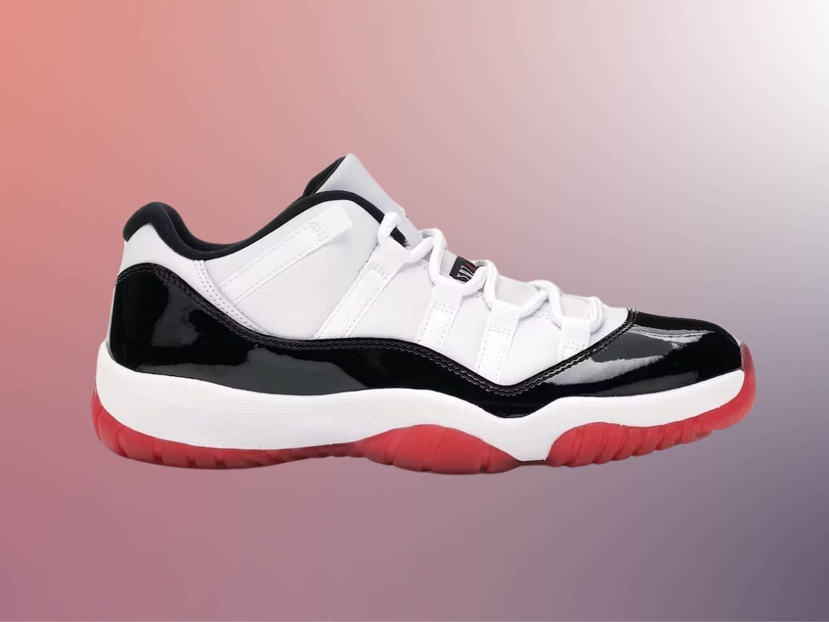 Air Jordan 11 Retro Low &quot;Concord Bred&quot; (Image via StockX)