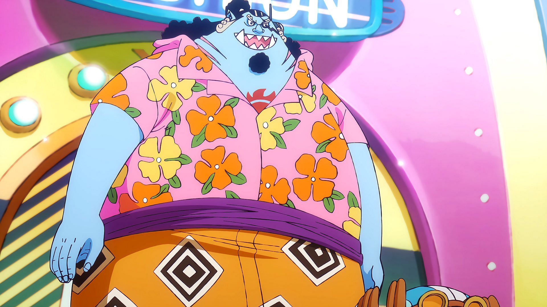 Jinbe as seen in the One Piece anime (Image via Toei Animation)