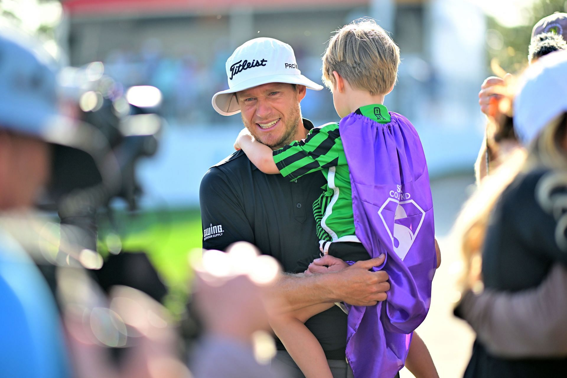 Malnati speaking with media after the final round at the 2024 Valspar Championship (Image via Getty)