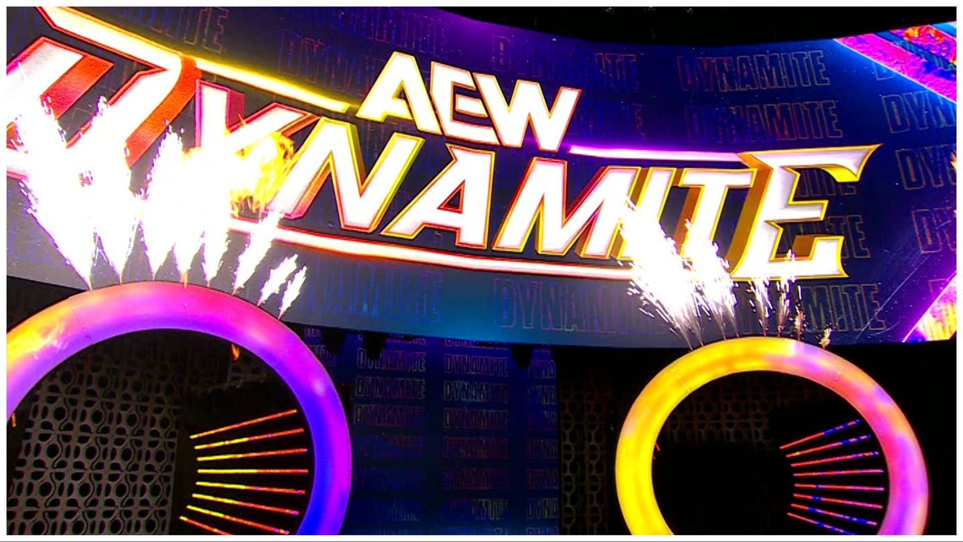 A look at the new stage/set for AEW Dynamite