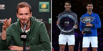 If there would not be Novak Djokovic, maybe Rafael Nadal would have more titles on hard courts and grass: Daniil Medvedev