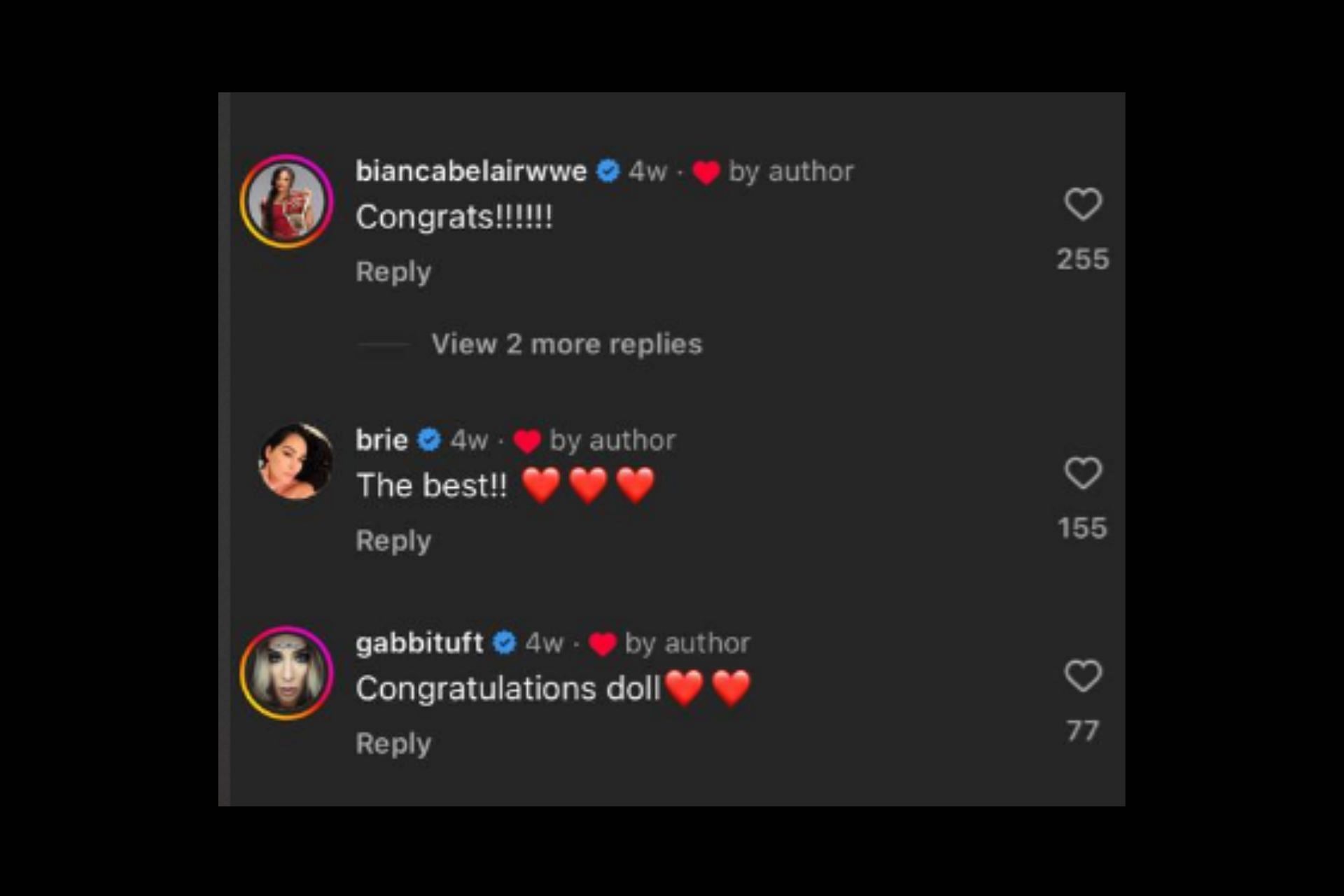 Stars congratulate Soho on her wedding [Image source: Instagram]