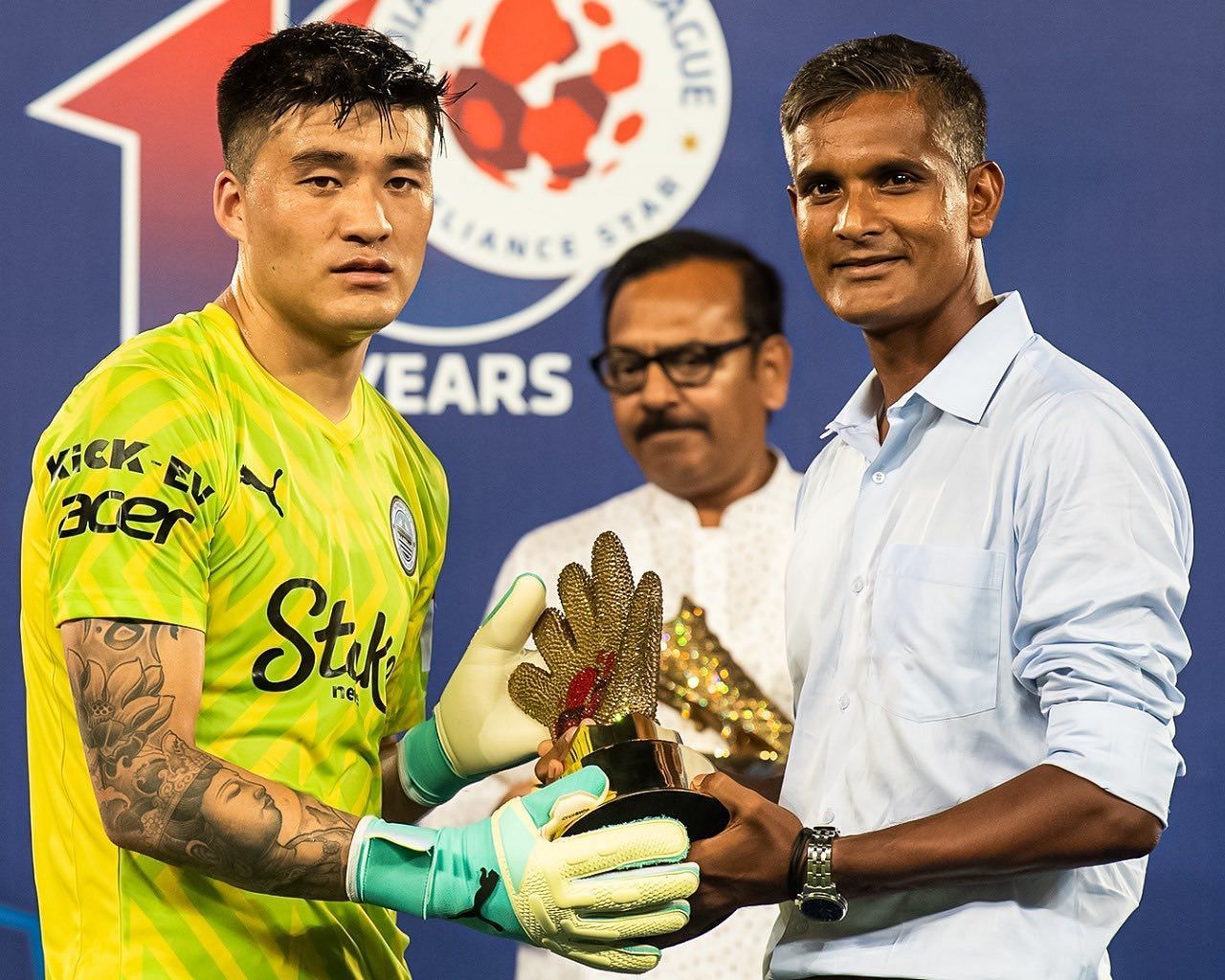 Phurba Lachenpa won the Golden Gloves for the ISL 2023-24 season.