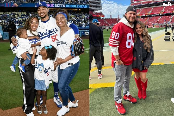 "Cutest family" - Brandon Crawford's wife Jalynne reacts to Mookie Betts family's photos from Dodgers bobblehead night