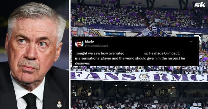 "No way this guy wins the Ballon d'Or", "Made 0 impact" - Fans call out Real Madrid star after 2-2 draw against Bayern Munich