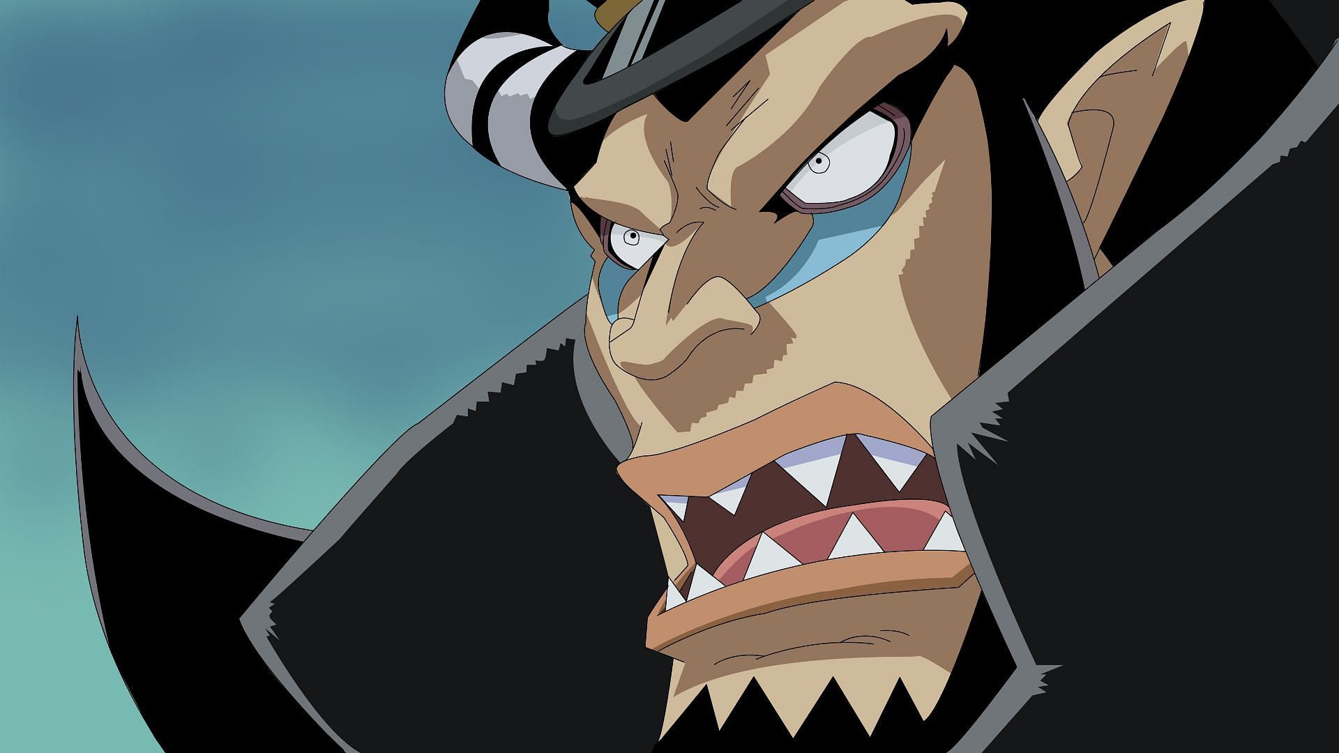 Magellan possesses the Venom-Venom fruit in the One Piece series. (Image via Toei Animation)